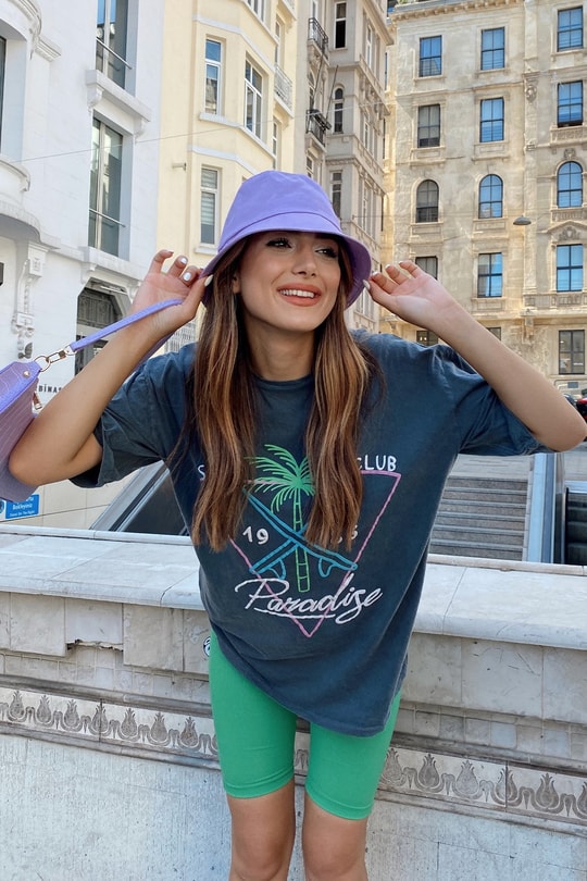 Bucket Şapka Lila