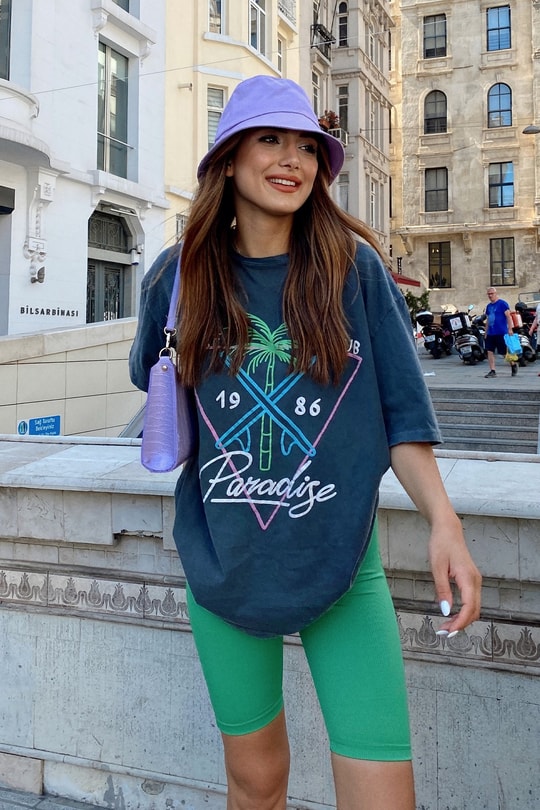 Bucket Şapka Lila