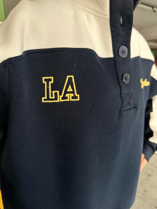 Düğmeli LA Sweat Lacivert
