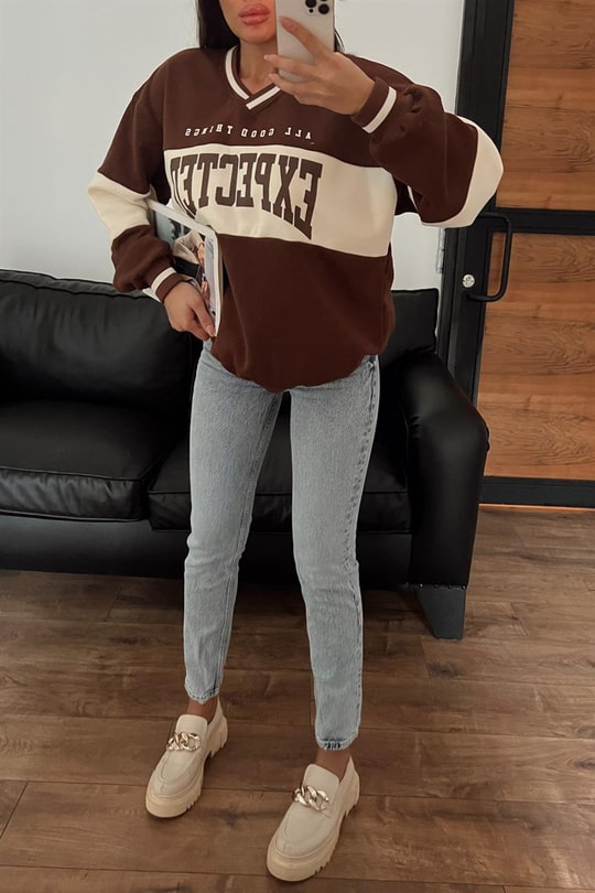 Expecto Sweatshirt Kahve