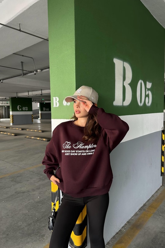 Hamptons Sweat Mürdüm