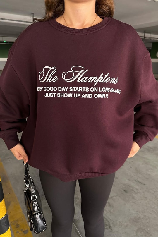 Hamptons Sweat Mürdüm