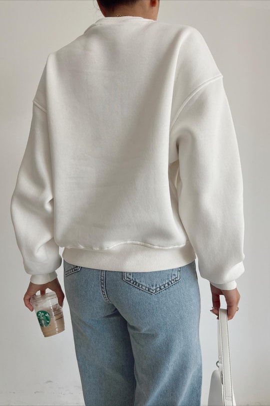 Hyde Park Sweatshirt Beyaz