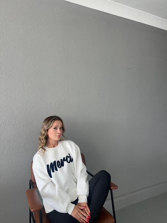 Merci Punch Sweat Beyaz
