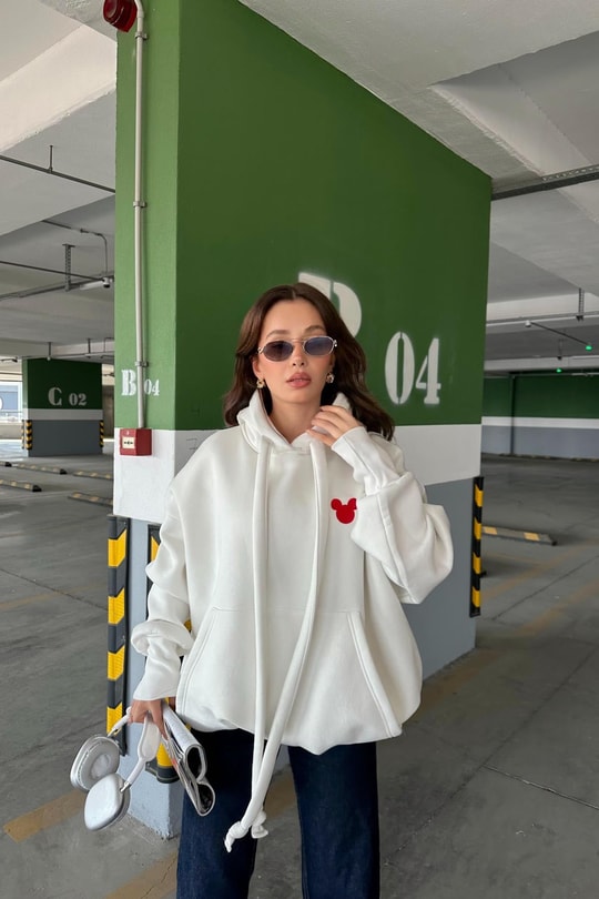 Mickey Sweat Beyaz