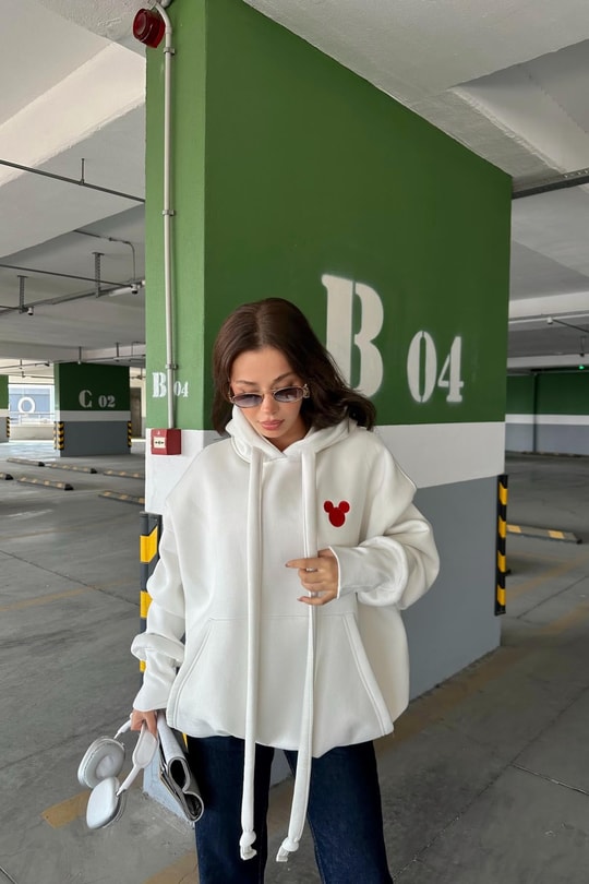Mickey Sweat Beyaz