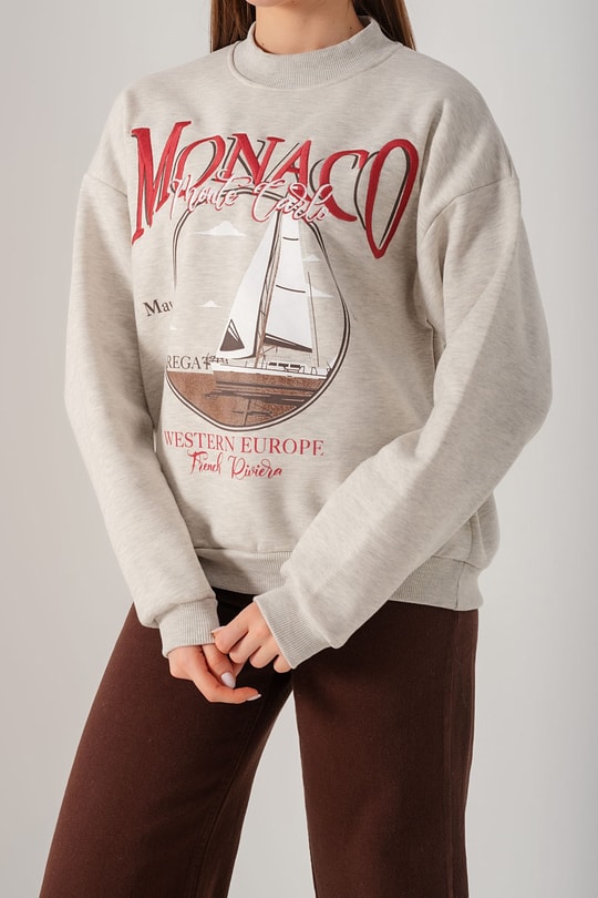Monaco Sweatshirt Gri