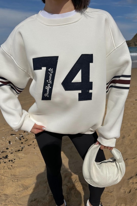 Number Sweat Beyaz