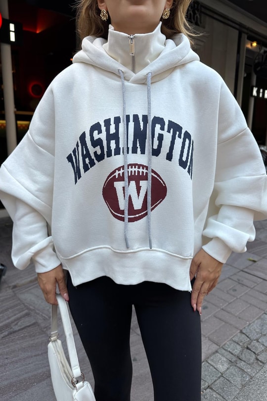 Washington Sweat Beyaz