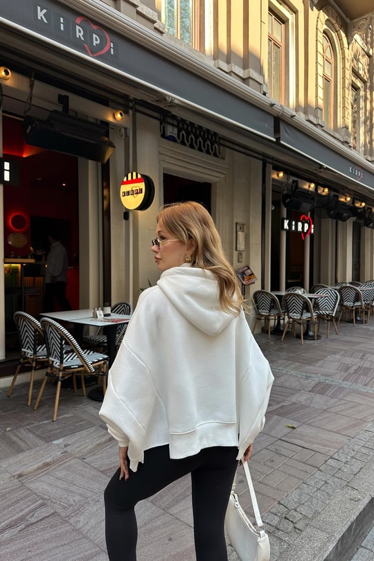 Washington Sweat Beyaz