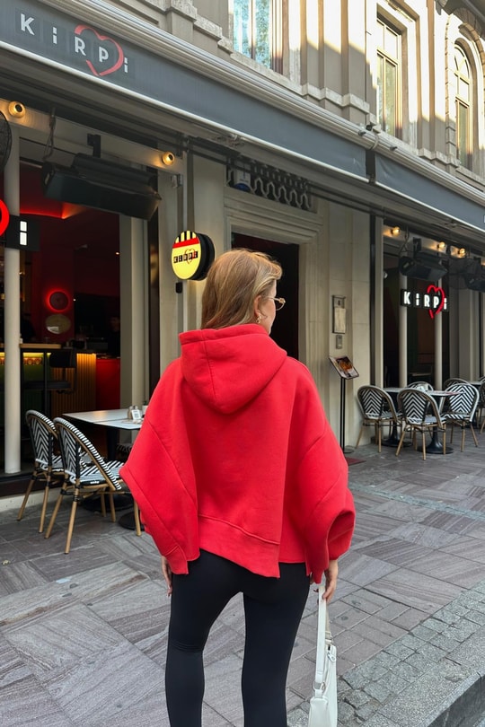Washington Sweat Kırmızı