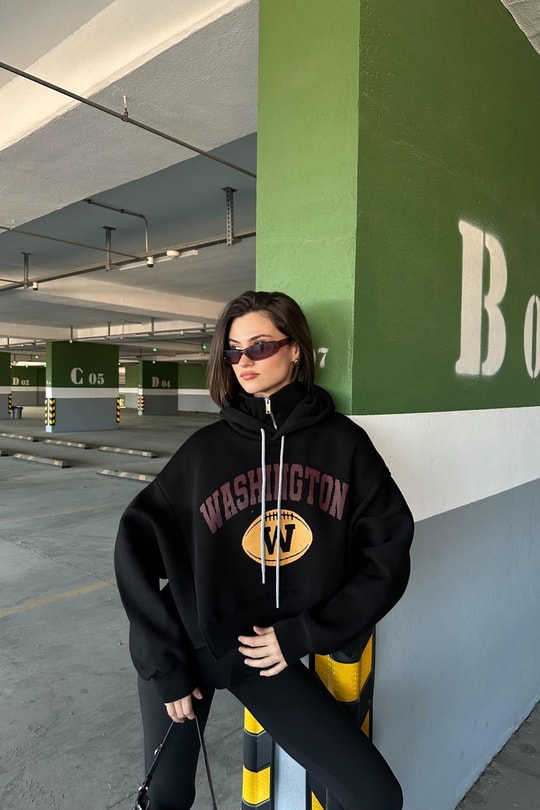 Washington Sweat Siyah