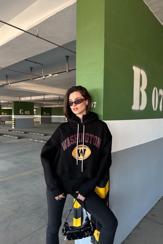 Washington Sweat Siyah