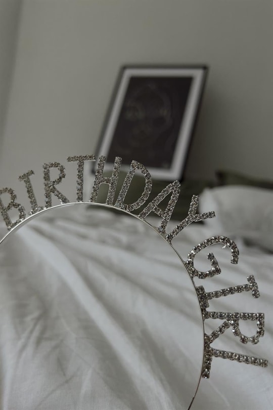 Birthday Girl Taç Gümüş