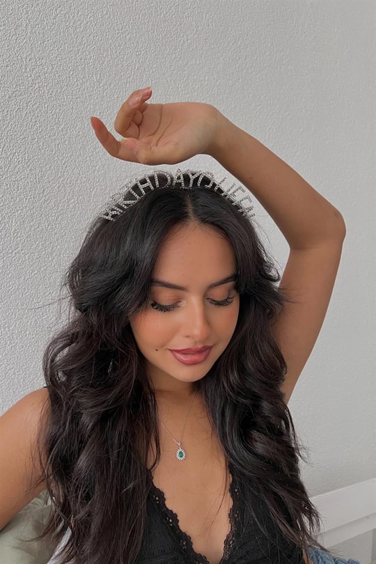 Birthday Queen Taç Gümüş