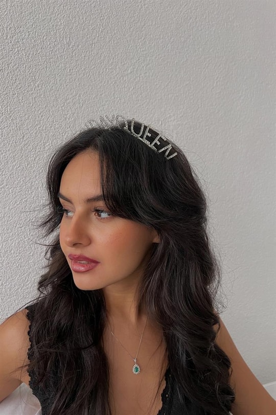 Birthday Queen Taç Gümüş