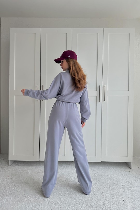 Baggy Eşofman Takımı Gri