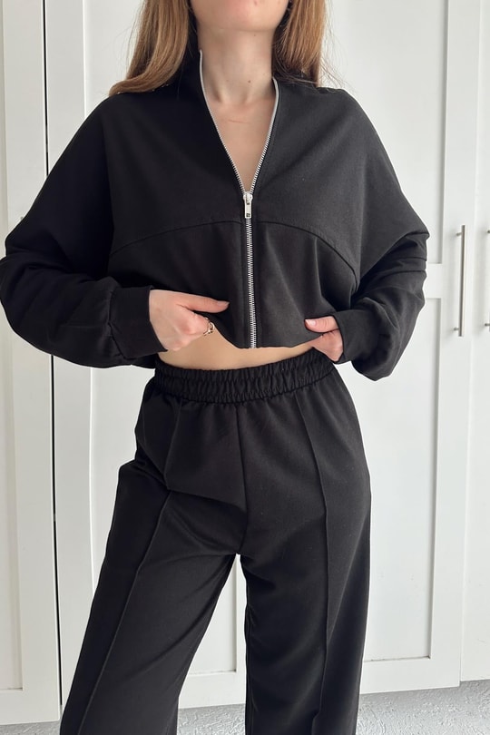 Baggy Eşofman Takımı Siyah
