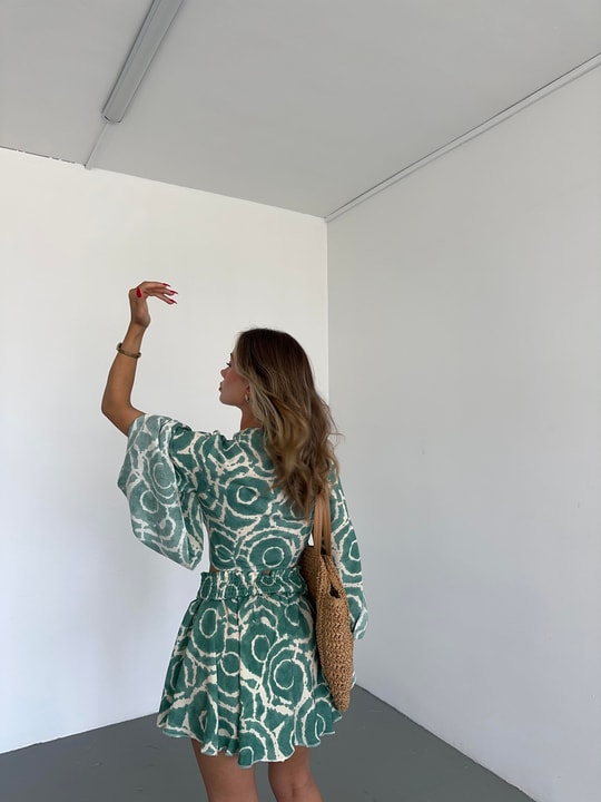Batik Gossip Takım Su Yeşili