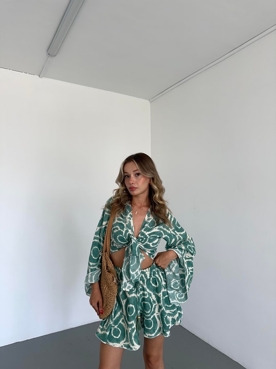 Batik Gossip Takım Su Yeşili
