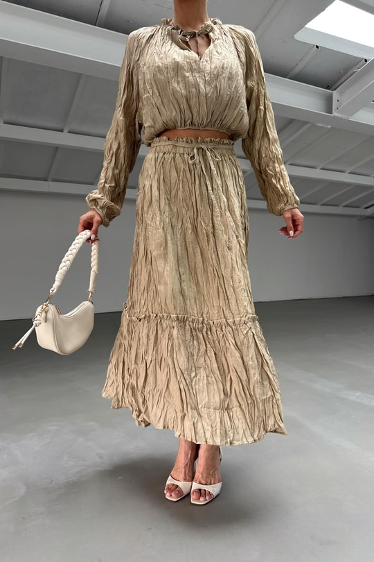 Chic Etekli Takım Camel