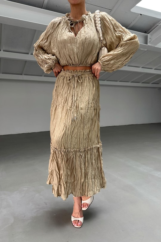Chic Etekli Takım Camel