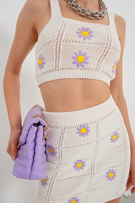 Daisy Triko Takım Ekru
