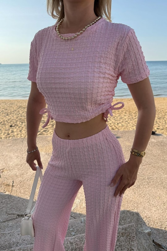 Gofre Dokulu Takım Pembe