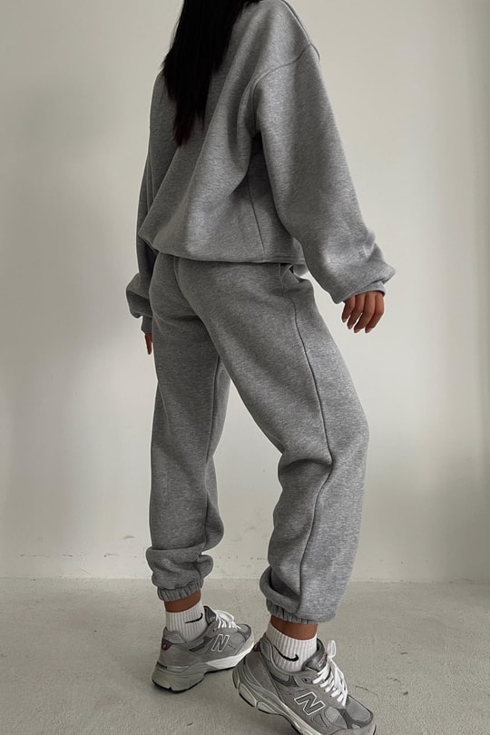 Hudson Jogger Eşofman Sweat Takım Gri