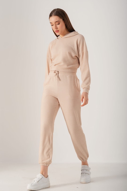 Jogger İkili Takım Bej