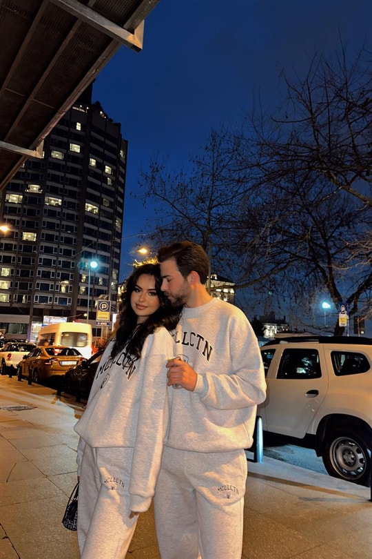Jogger Sport Takım Gri