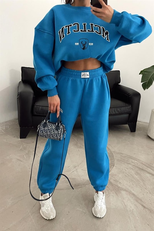 Jogger Sport Takım Mavi