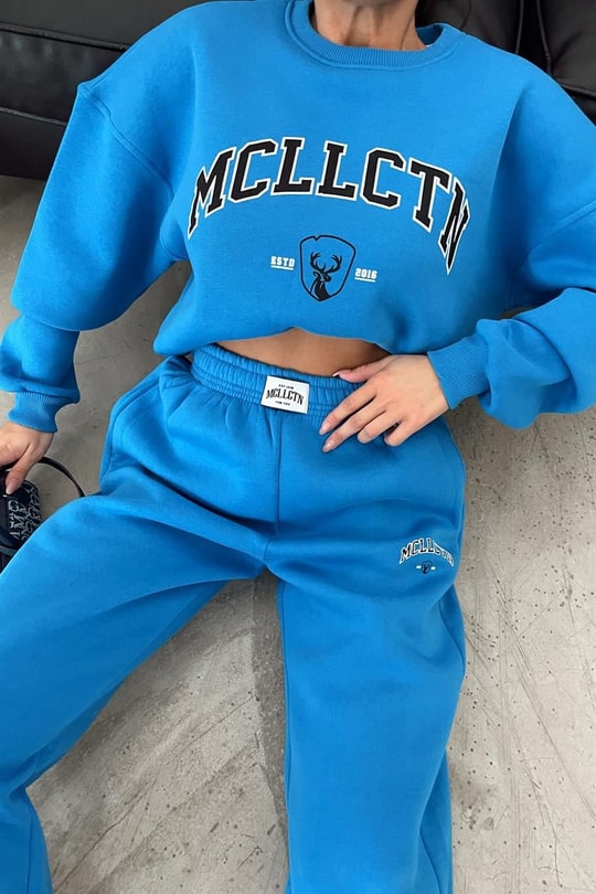 Jogger Sport Takım Mavi