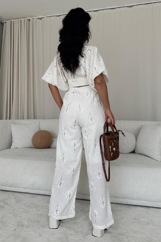 Keten Summer Takım Krem