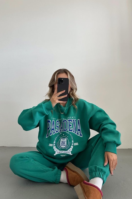 Pasadena Oversize Jogger Takım Yeşil