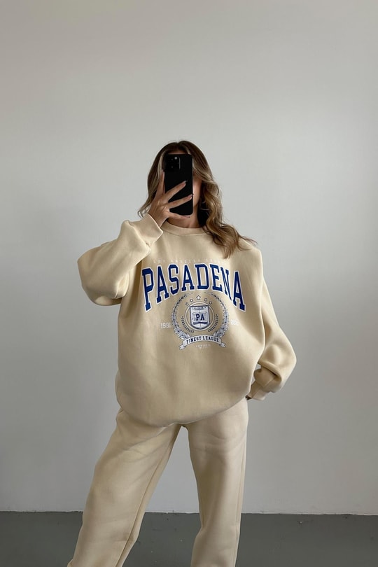 Pasadena Oversize Jogger Takım Sarı