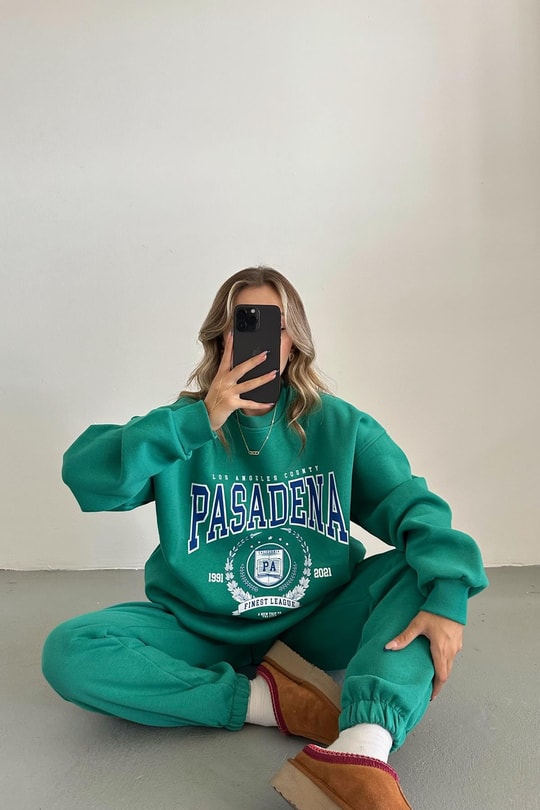 Pasadena Oversize Jogger Takım Yeşil