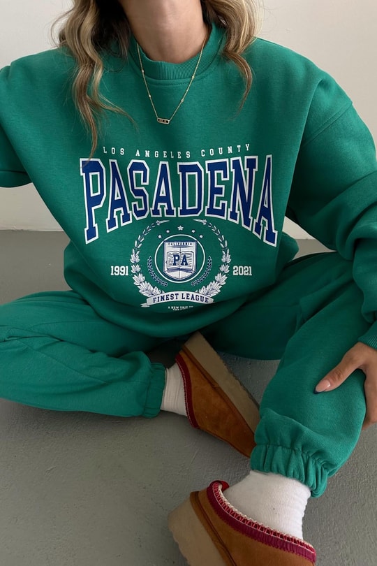 Pasadena Oversize Jogger Takım Yeşil