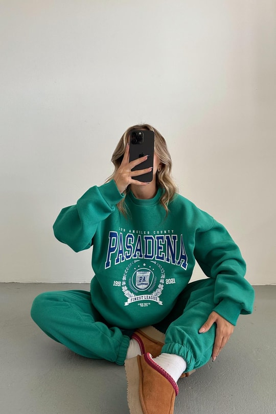 Pasadena Oversize Jogger Takım Yeşil