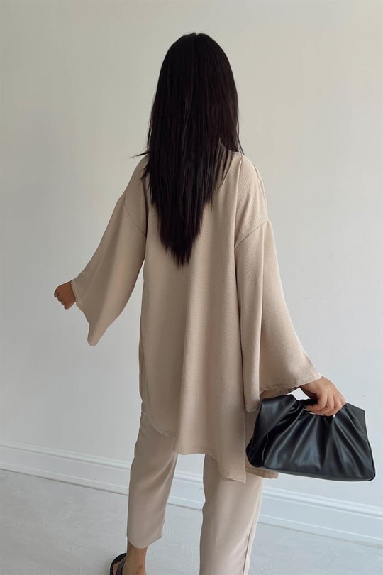 Salaş Kimono Takım Bej