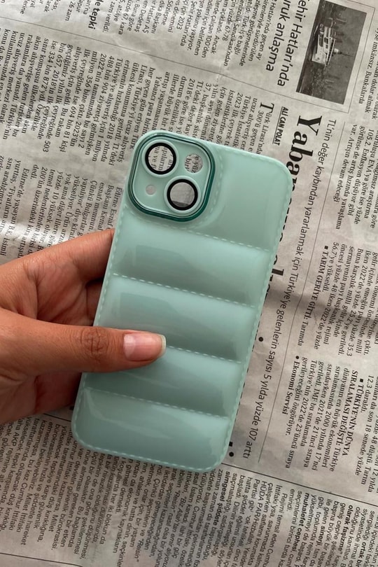 Basic Şişme Telefon Kılıfı iPhone 14 Mint