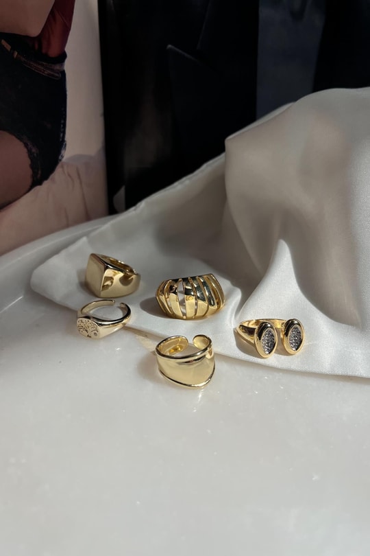 Bombeli Yüzük Gold