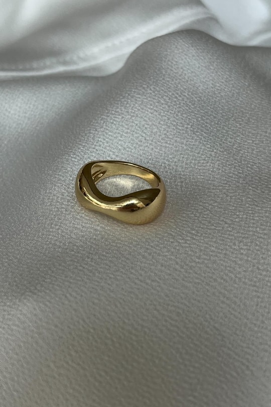 Çift Bombe Yüzük Gold