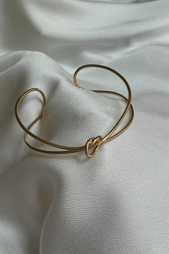 Düğüm Kol Aksesuarı Gold