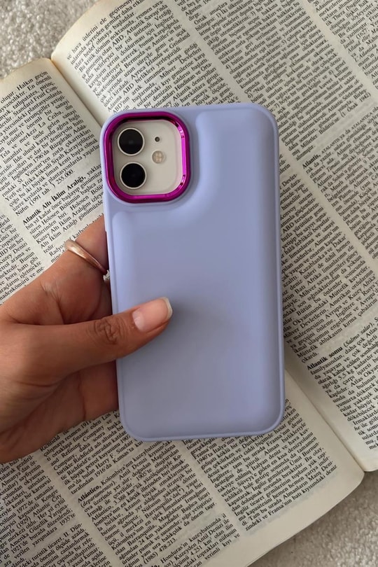 Logosuz Basic Telefon Kılıfı iPhone 11 Lila