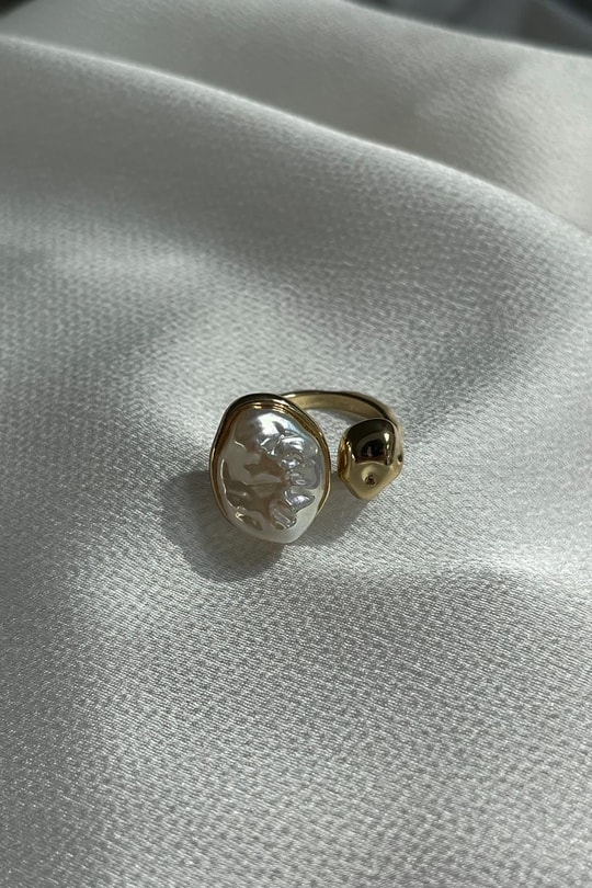 Perla Yüzük Gold