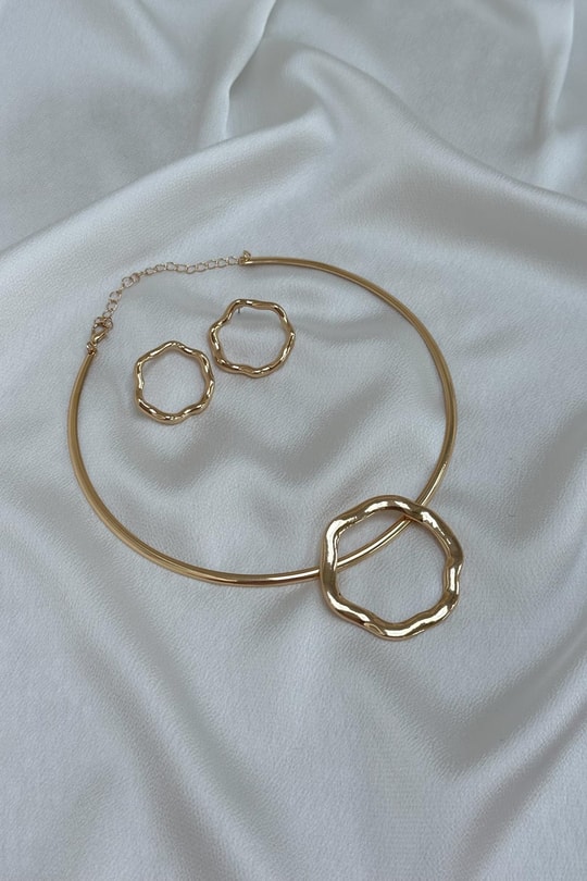 Strong Küpeli Set Gold