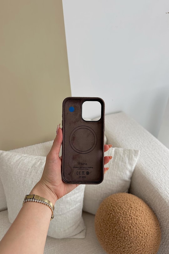 Velvet Telefon Kılıfı Kahve