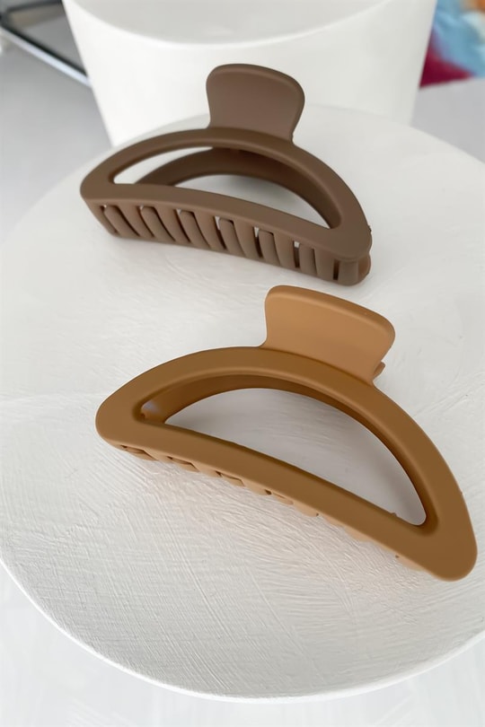 Oval Mandal Toka Kahverengi