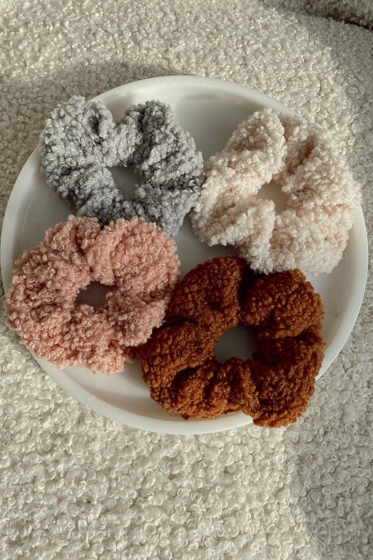 Scrunchie Toka Gri